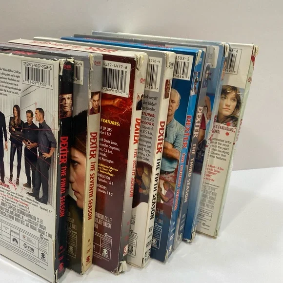 Dexter - Complete Series 1-8  DVD Good Condition, 1 Sealed And New W/ Slipcovers - Picture 3 of 3